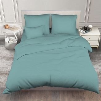 Постельное белье поплин гладкокрашеный / Виридиан
