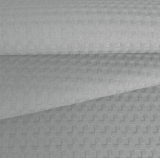 Полотенце банное вафельное №313 / Серый