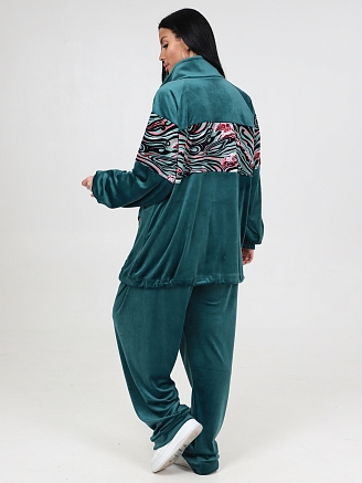 Женский костюм МАКСИ КВ-229 / Мята с разводами