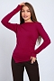 Женский лонгслив 83904 / бордовый