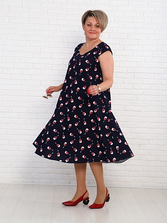 Женское платье П-8 / Бокалы