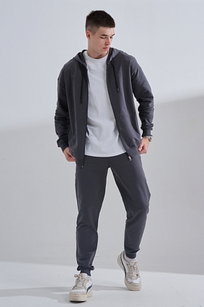 Костюм мужской на молнии 14477 / графит