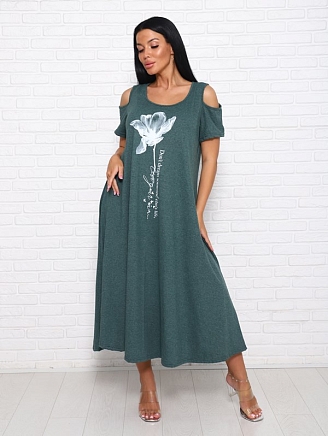 Женское платье Долли / Зеленый