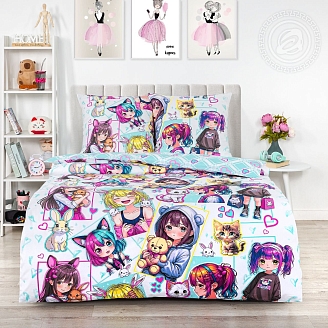 Детское постельное белье поплин арт.912 Лоли