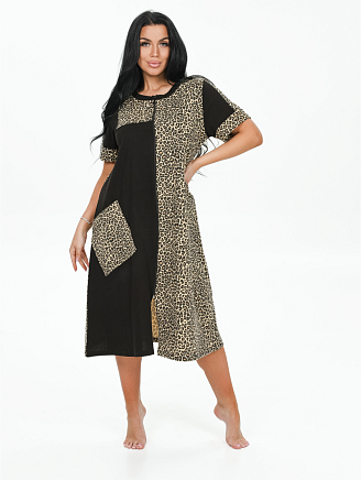 Женский халат Валерия / Леопард