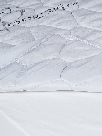 Наматрасник стеганый с бортом Коттон/Cotton / 200 гр/м2