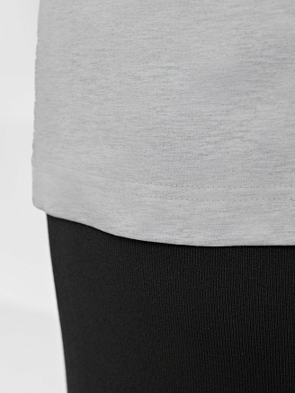 Женская футболка Соло Ф-136 / серый меланж