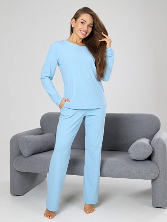Женская пижама П-147.01 / голубой