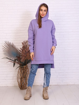 Женское платье-худи Меган / Лавандовый