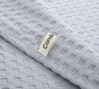 Полотенце банное вафельное полотно / Светло-серый П