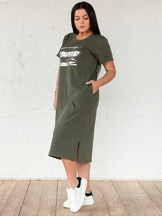Женское платье 5-669 / Хаки