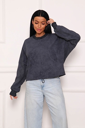 Женский свитшот 84302 / графит