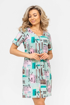 Халат женский 36733 / зеленый