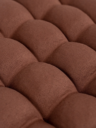 Подушка в автомобиль с гречневой лузгой арт. APG25 / Коричневый