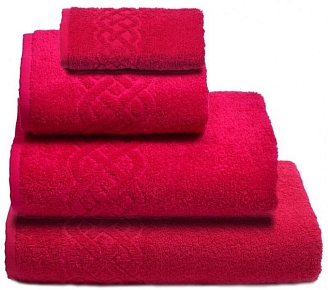 Полотенце махровое Донецкая Мануфактура ПЛ-01933 / Малина