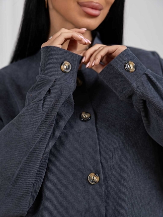 Женский бомбер мод.2167/1 / Серый