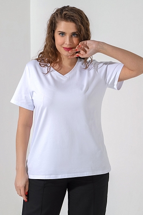 Женская футболка Базис-5 / белый