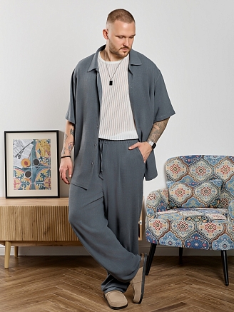 Мужская рубашка Линкольн-1 / графитовый