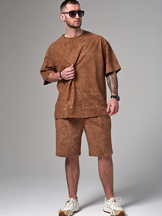 Мужской комплект "Винтаж" (бриджи) 2327-К / Коричневый