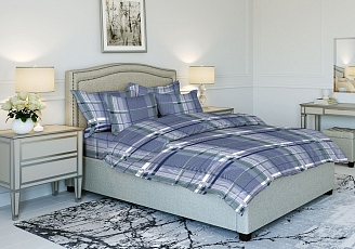 Постельное белье бязь / Клетка 1