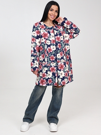 Женский кардиган МАКСИ КрФ-400 / Шиповник