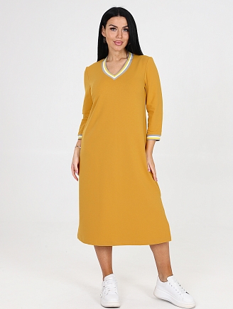 Женское платье ПлФ-2036 / Горчица