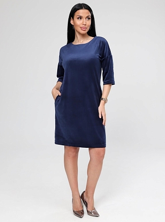 Женское платье Дарвиния / темно-синий