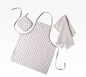 Набор для кухни рогожка 3 предмета / Элис 1