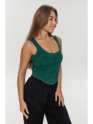 Женская майка Тея / Изумруд