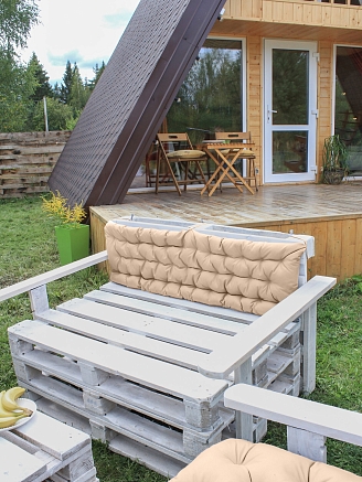 Матрас для садовой мебели / Бежевый