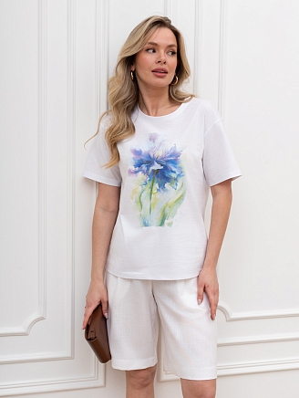 Женские шорты Сибелла-3 Ш-026 / белый