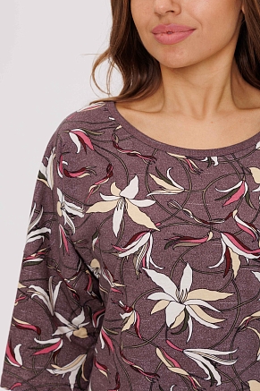 Женский костюм с брюками 1798/1 / Коричневый