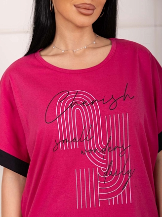 Женский костюм мод.2173/1 / Брусничный