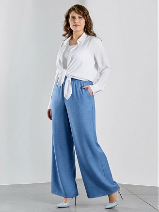 Женские брюки "Женский каприз-2" / синий