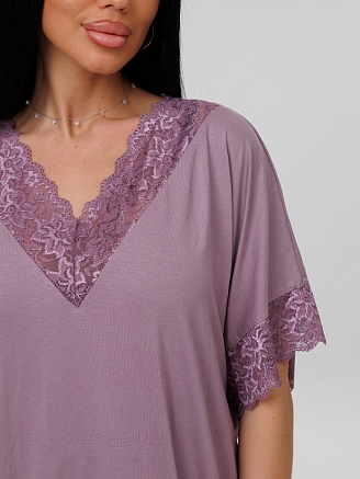 Женская сорочка Сор-112(Вис) / Сухая роза