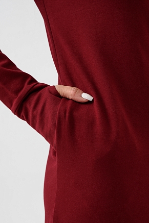 Платье женское 14441 / винный