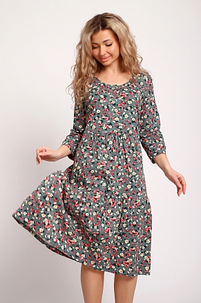 Женское платье 51208 / зеленый