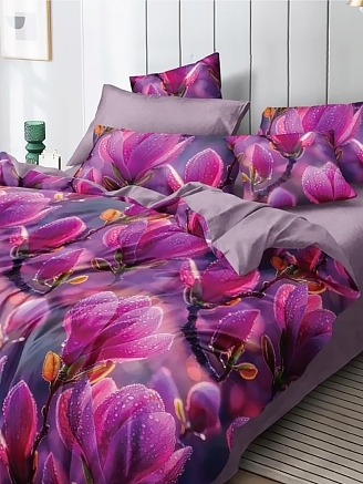 Постельное белье поплин Эксклюзив (молния) / Крокус