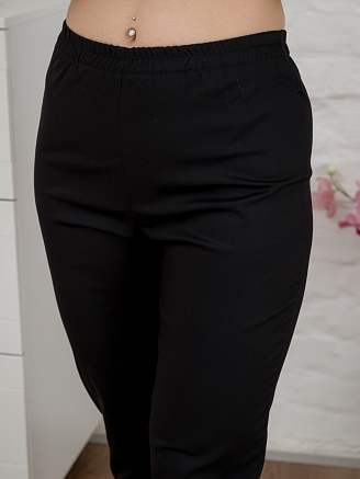 Брюки медицинские женские однотонные М-305-124 Элит-145 / Стрейч