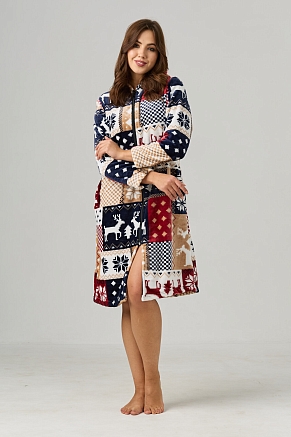 Женский халат 85404 / мультицвет