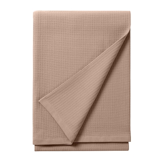 Простыня "Волшебная Ночь" Текстура вафля+ровное gолотно / Мокко