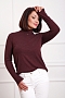 Женская водолазка 88157 / бордо