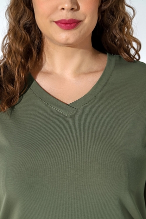 Женская футболка Базис-5 / хаки