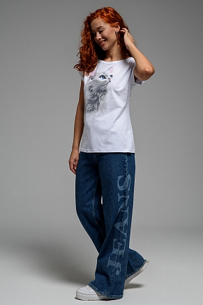 Женская футболка 7030 / взгляд