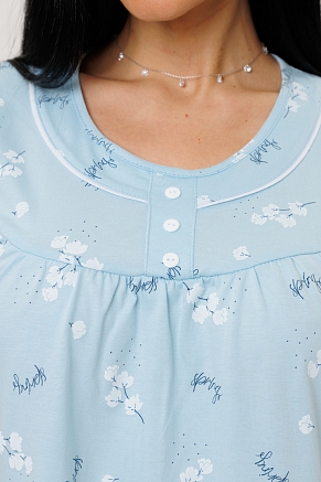 Женская ночная сорочка 1976/3 / Голубой