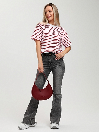 Женская футболка Брина-2 Ф-134 / красный