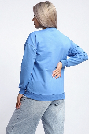 Женская толстовка 80048 / голубой