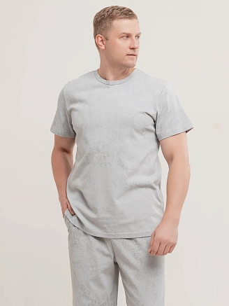 Мужская пижама "Туман" арт. мк1286с / Серый