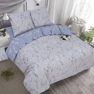 Постельное бельё поплин De Luxe Камелия