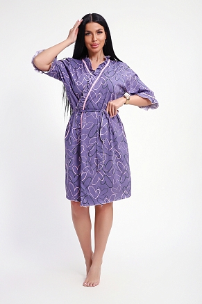 Женский халат 29032 / фиолетовый